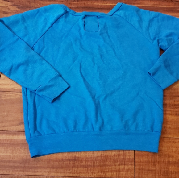 Riot Society LRG MEOW blue cat long-sleeved sweatshirt made in LA - Picture 5 of 7